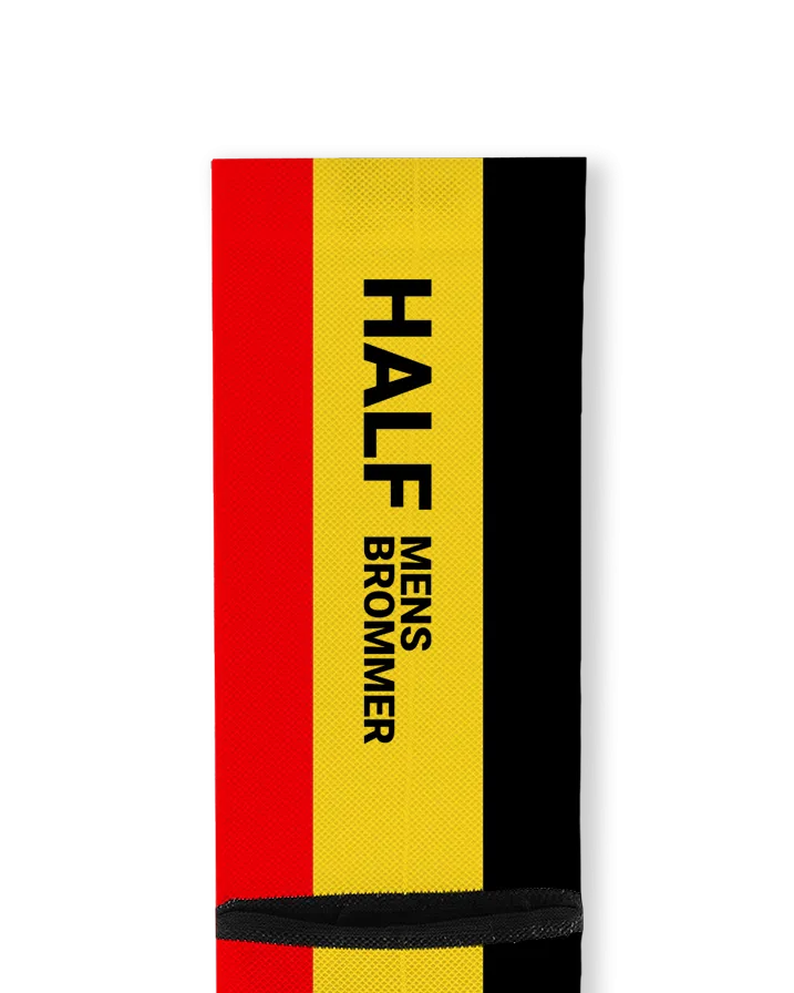 Half Mens Half Brommer Printed Cycling Socks