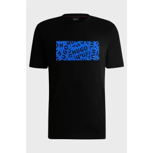 HB Logo Black Cotton Tshirt
