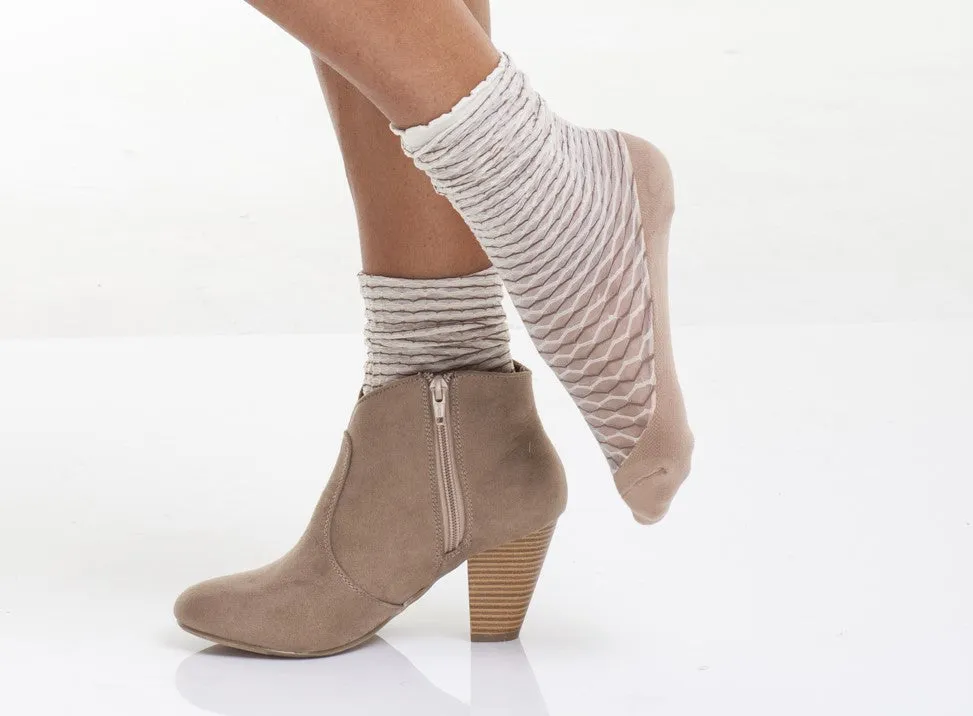 Honeycomb Crew Sock