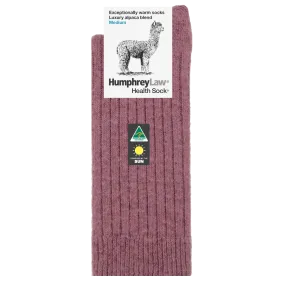 Humphrey Law Alpaca Wool Sock - Old Rose