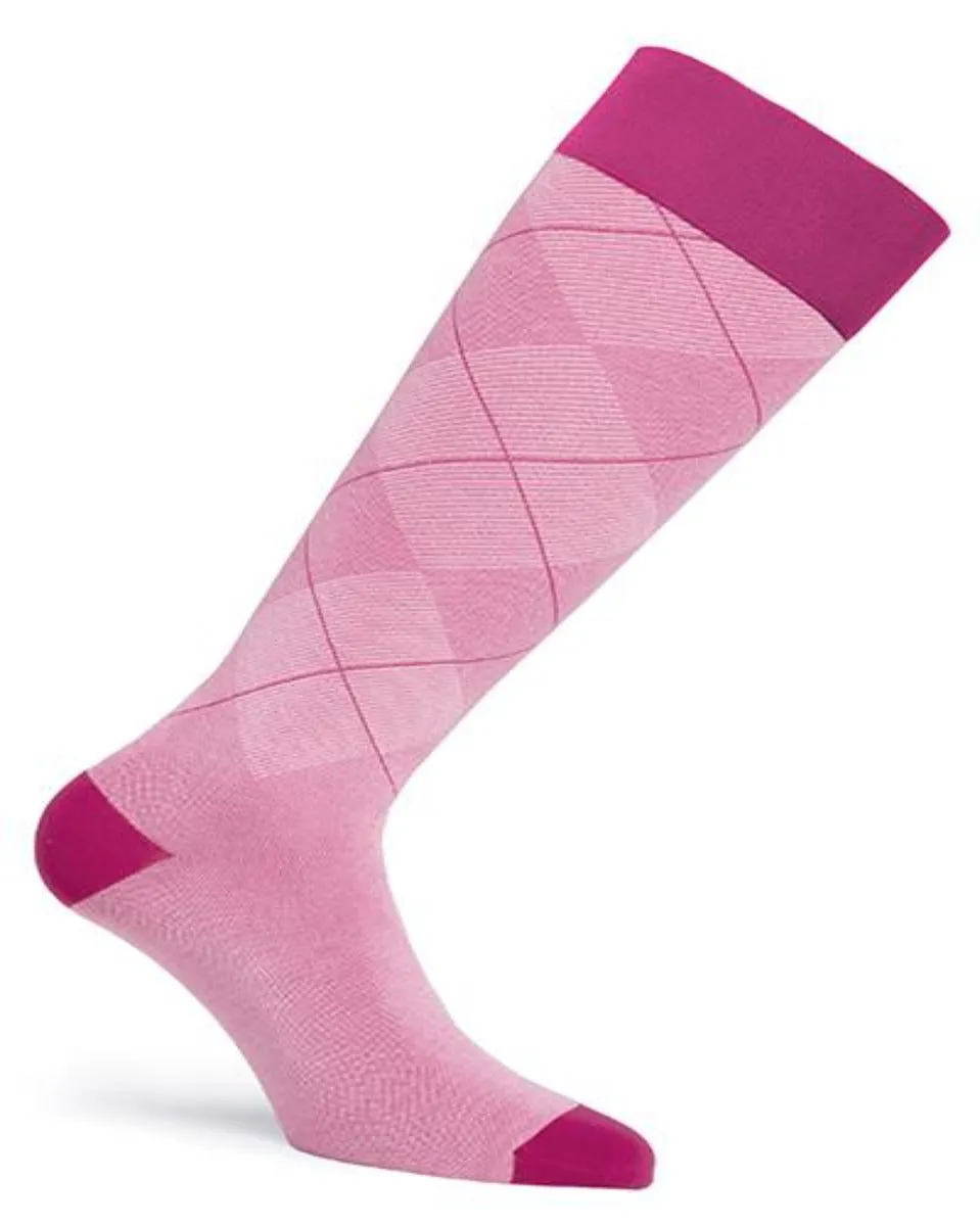 Jobst Casual Pattern 15-20 mmHg Closed Toe Knee Highs
