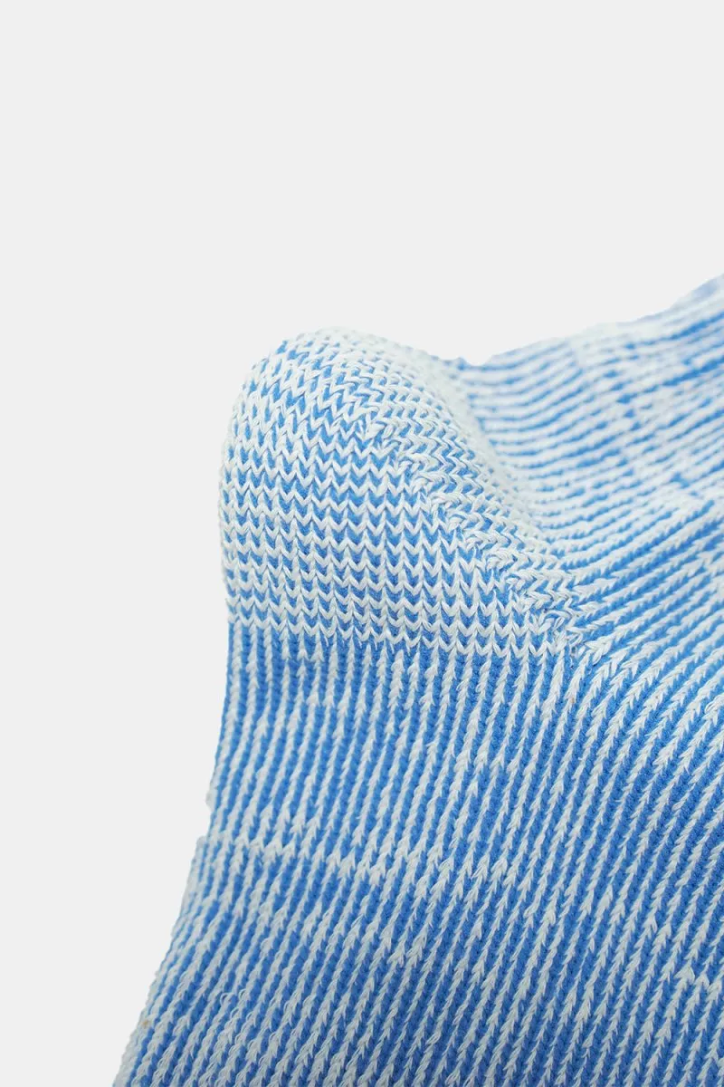Kinari Skater Plating Crew Socks (Blue)