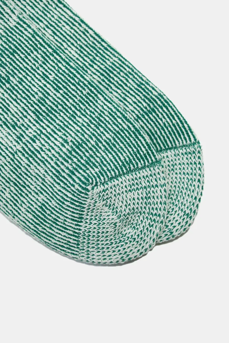 Kinari Skater Plating Crew Socks (Moss Green)