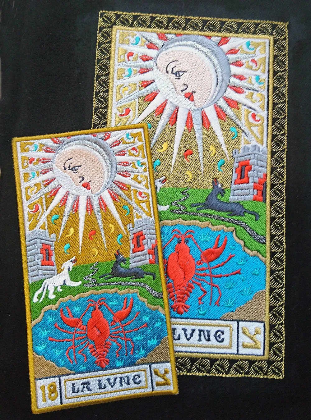 La Lune embroidery - special LARGE edition made to order