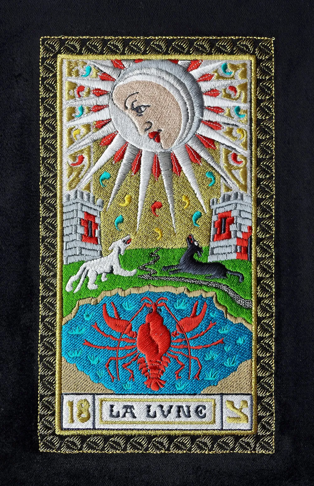 La Lune embroidery - special LARGE edition made to order