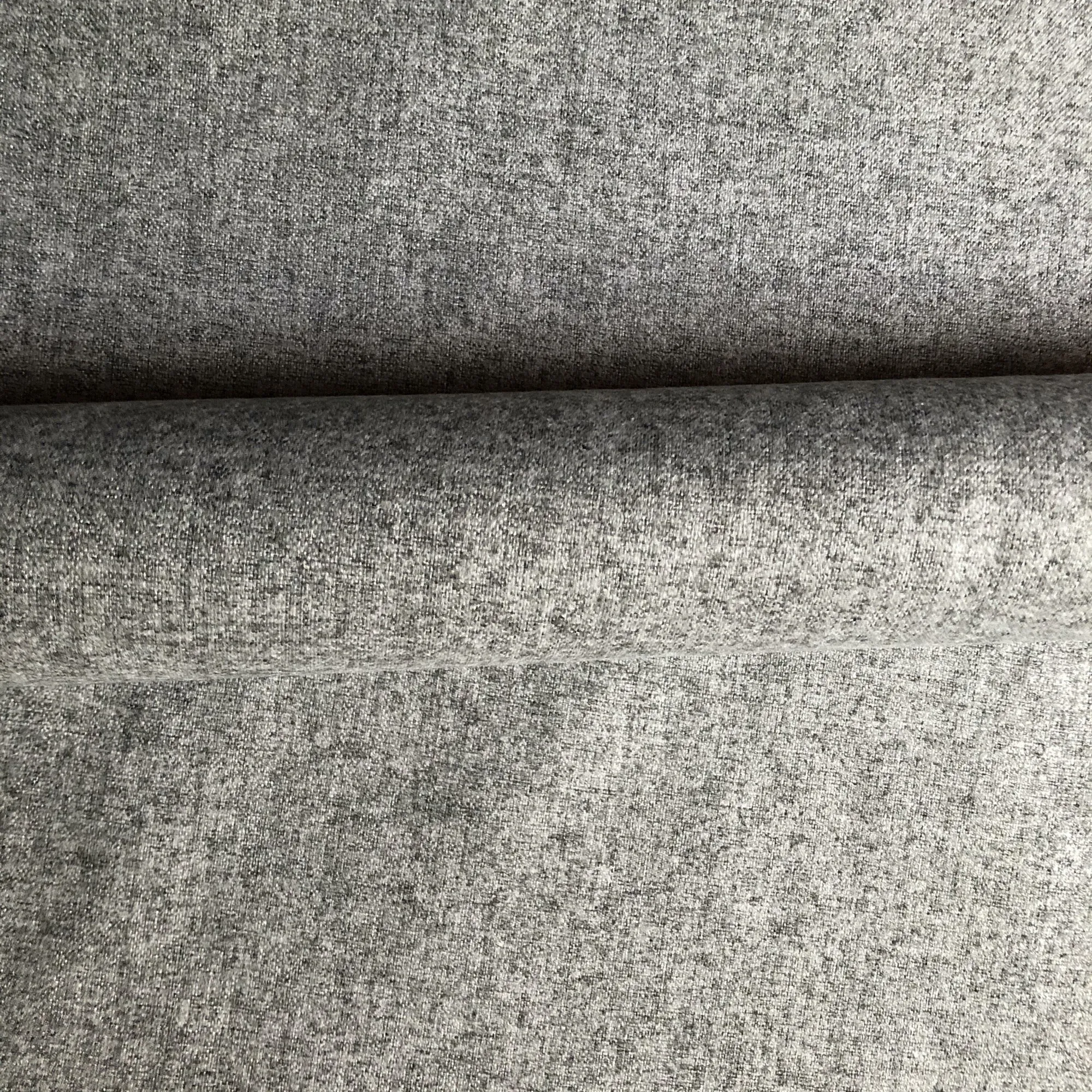 Light Gray Contemporary Solid Felt Upholstery Fabric 54"