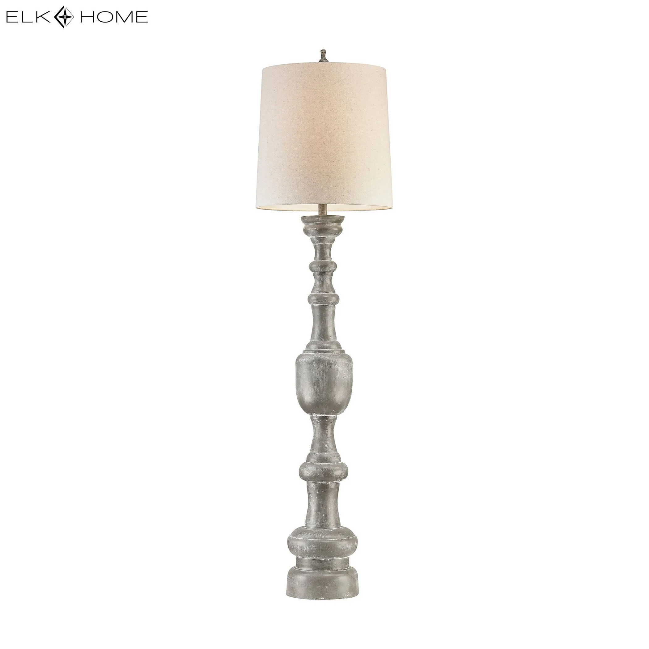 Lillehammer 75" Floor Lamp in Gray