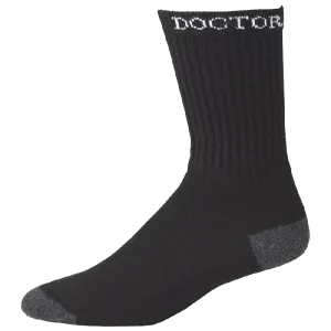 M&F Men's Black Super Crew Boot Socks