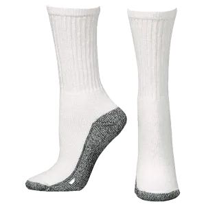M&F Men's White Doctor Large Socks