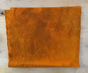 MARMALADE Hand Dyed YARD Wool Fabric for Wool Applique and Rug Hooking