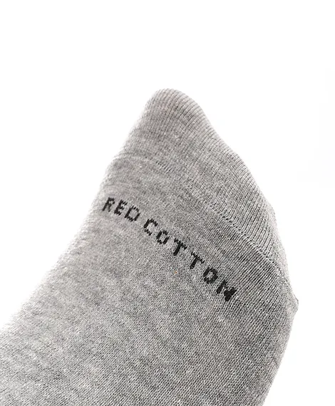 Men's Grey Cotton Ankle Socks