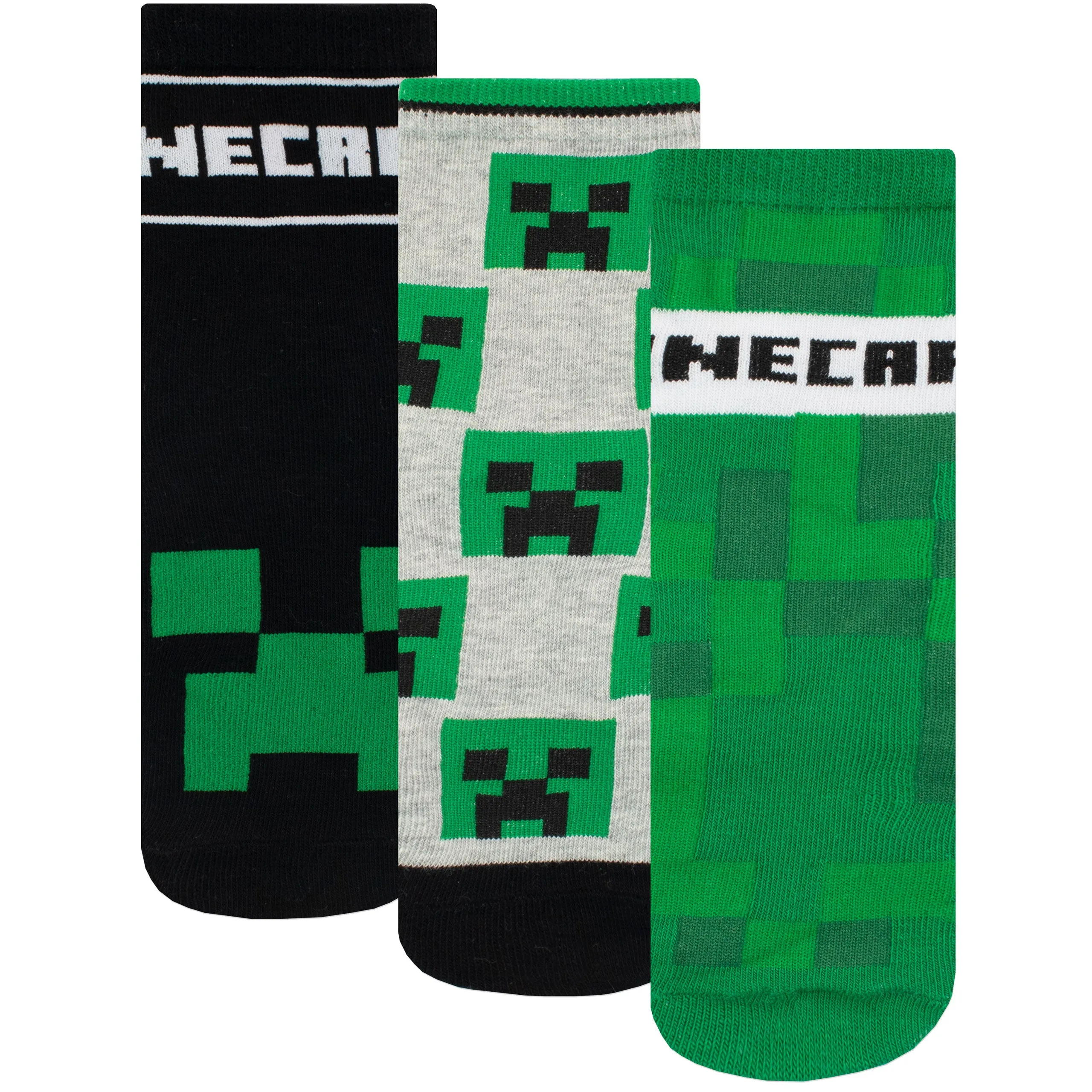 Minecraft Socks Pack of 3 - Creeper