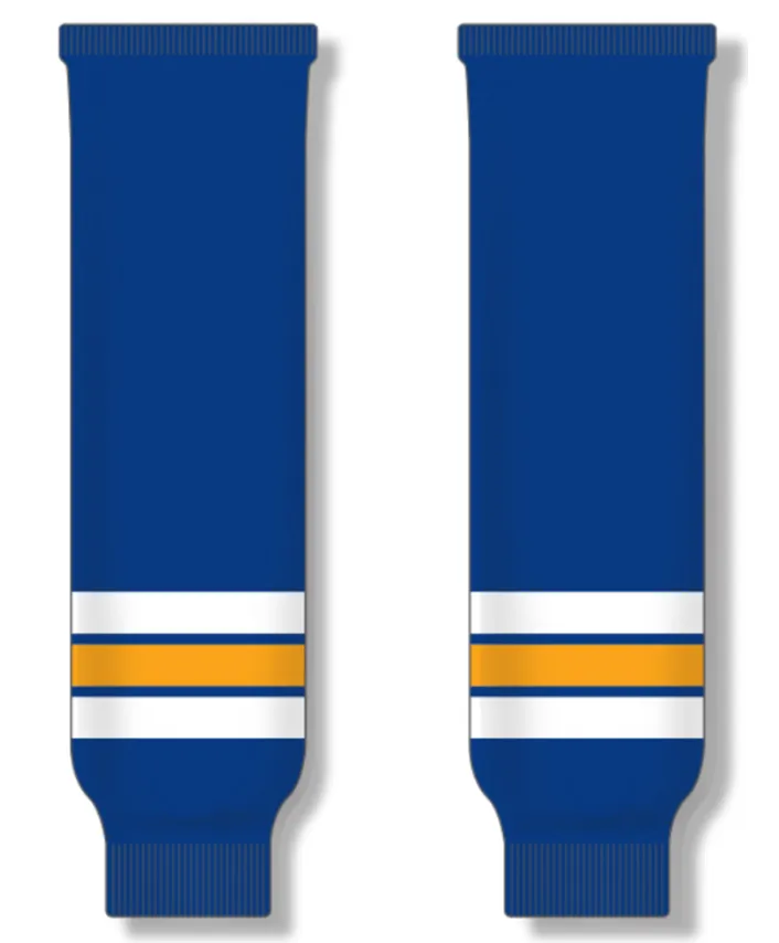 Modelline 1970s St. Louis Blues Away Royal Blue Knit Ice Hockey Socks