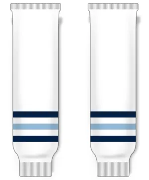 Modelline 1978-79 Pittsburgh Penguins Home White Knit Ice Hockey Socks