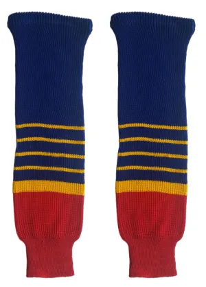 Modelline 1996-97 St. Louis Blues Away Royal Blue Knit Ice Hockey Socks