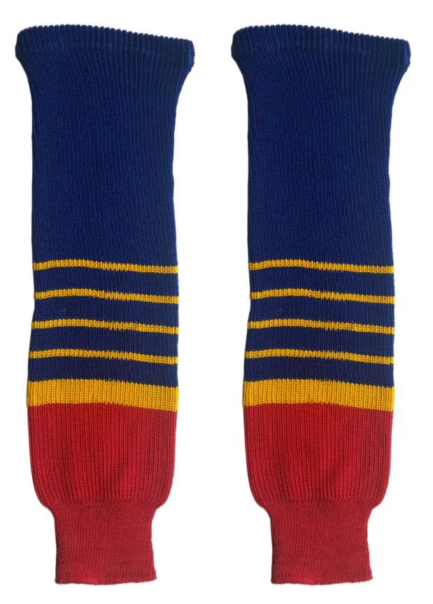 Modelline 1996-97 St. Louis Blues Away Royal Blue Knit Ice Hockey Socks