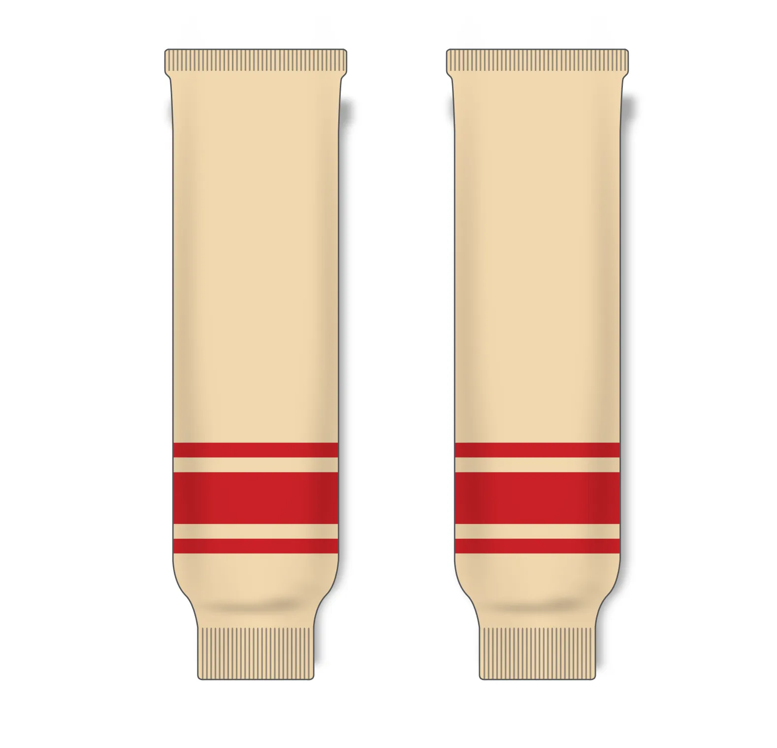 Modelline 2004 NHL All Stars Cream Knit Ice Hockey Socks