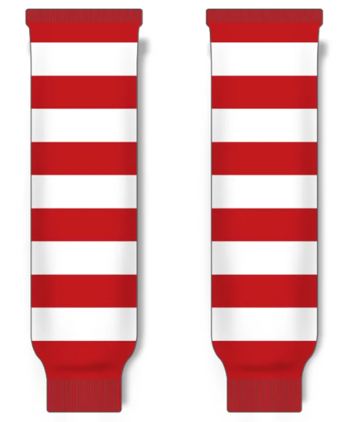 Modelline 2009 Detroit Red Wings Winter Classic Knit Ice Hockey Socks