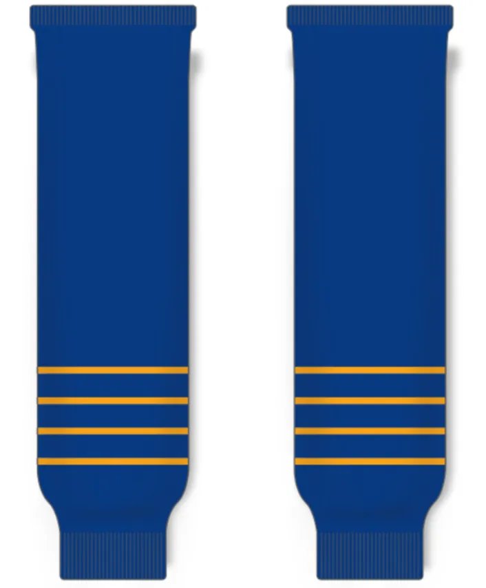 Modelline Buffalo Sabres Third Royal Blue Knit Ice Hockey Socks