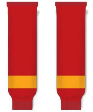 Modelline Jokerit A Third Red Knit Ice Hockey Socks