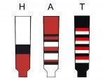 Modelline Ottawa 67s Away Knit Ice Hockey Socks