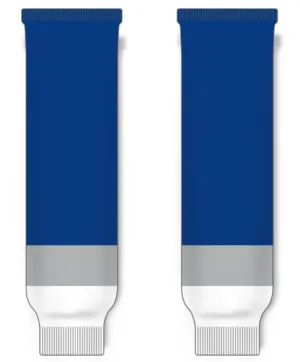 Modelline Sudbury Wolves Away Royal Blue Knit Ice Hockey Socks