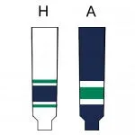 Modelline Swift Current Broncos Away Royal Blue Knit Ice Hockey Socks