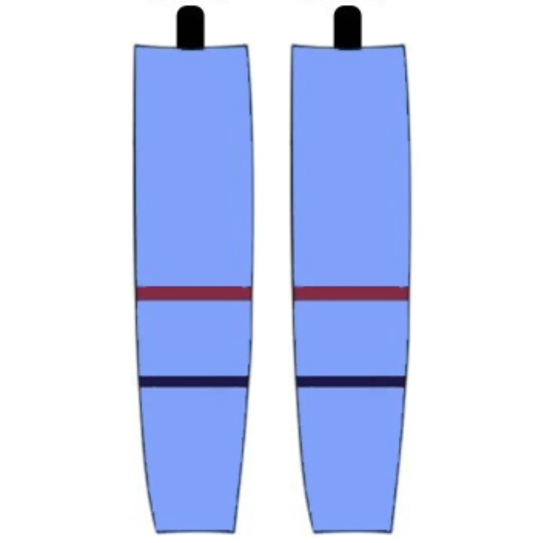 Modelline Winnipeg Jets Alternate Light Blue Sublimated Mesh Ice Hockey Socks