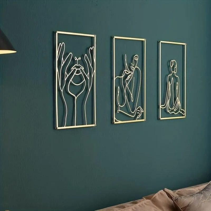 MODERN ABSTRACT METAL PAINTING