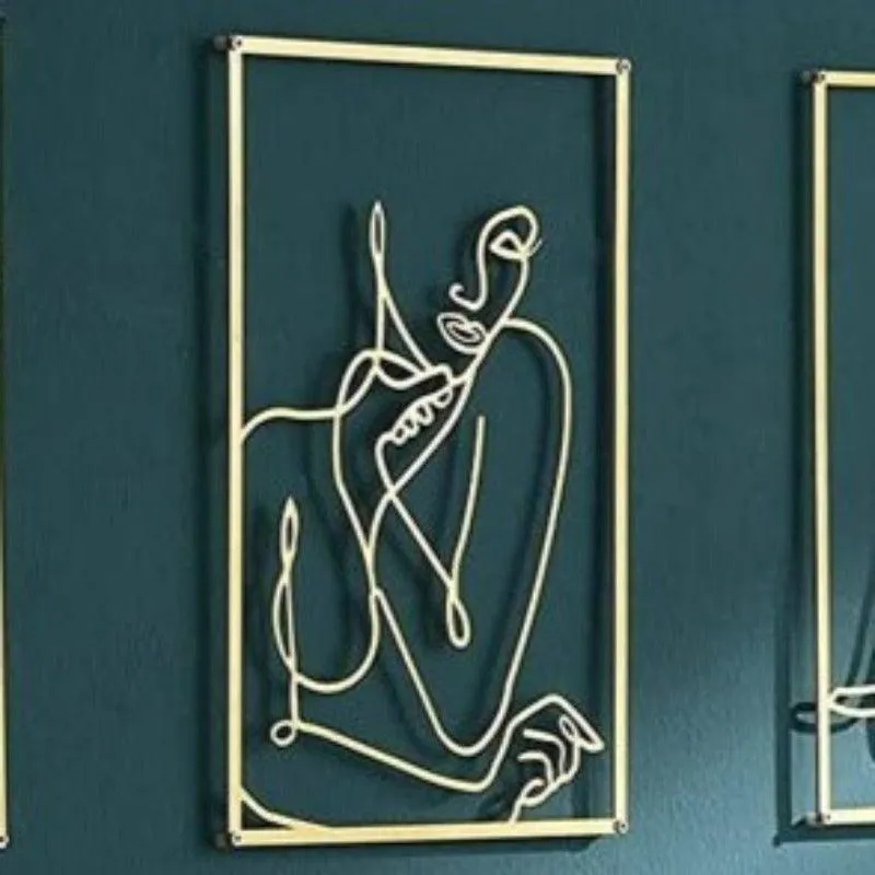 MODERN ABSTRACT METAL PAINTING