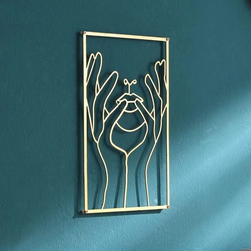 MODERN ABSTRACT METAL PAINTING