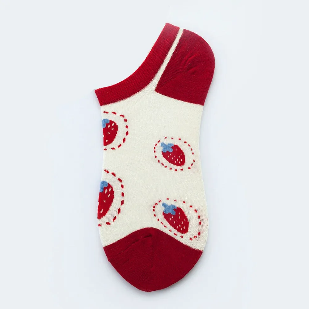 Mox Low Cut Fun Socks Cartoon for Women