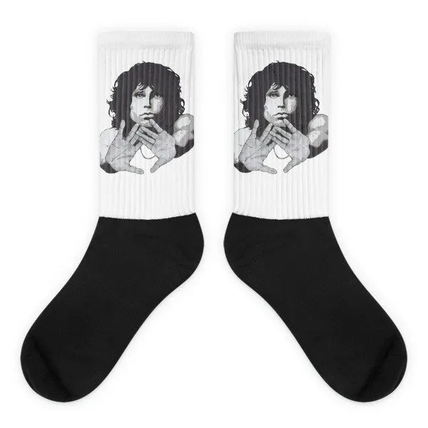 New Jim Morrioson by Robert Bowen Black Foot Socks