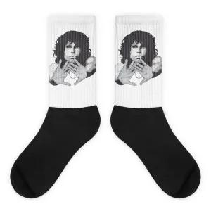 New Jim Morrioson by Robert Bowen Black Foot Socks