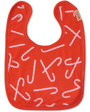 ORGANIC COTTON BIB | Candy Cane