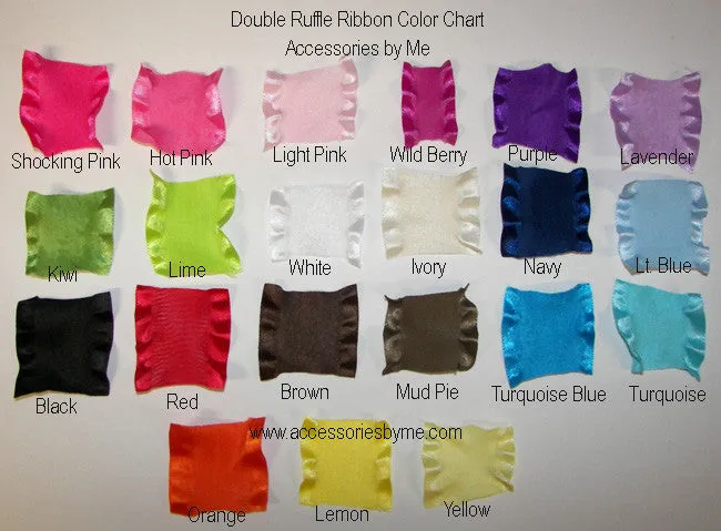 Organza Ruffle Bow Socks