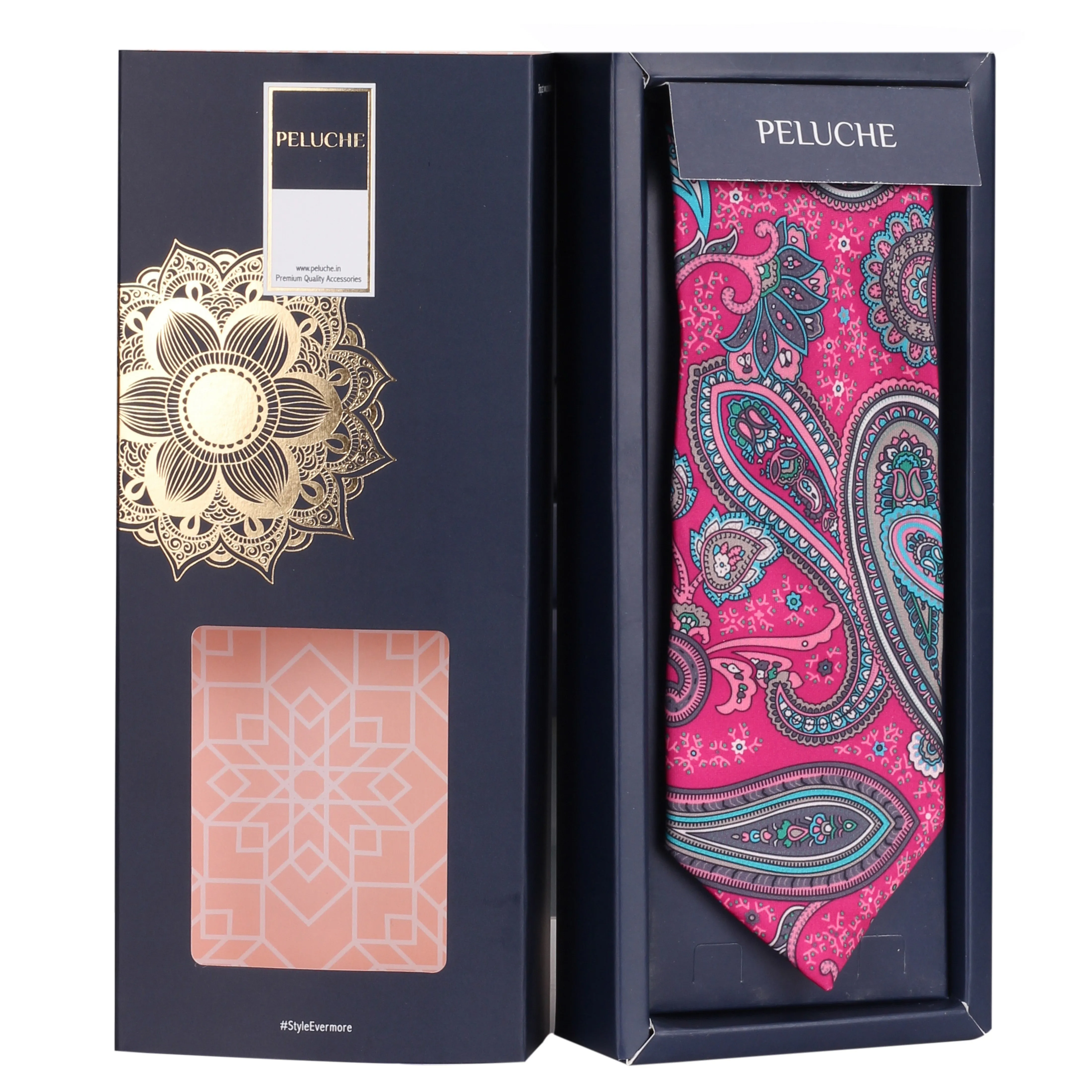 Peluche Classy Pastiche Microfiber Necktie For Men