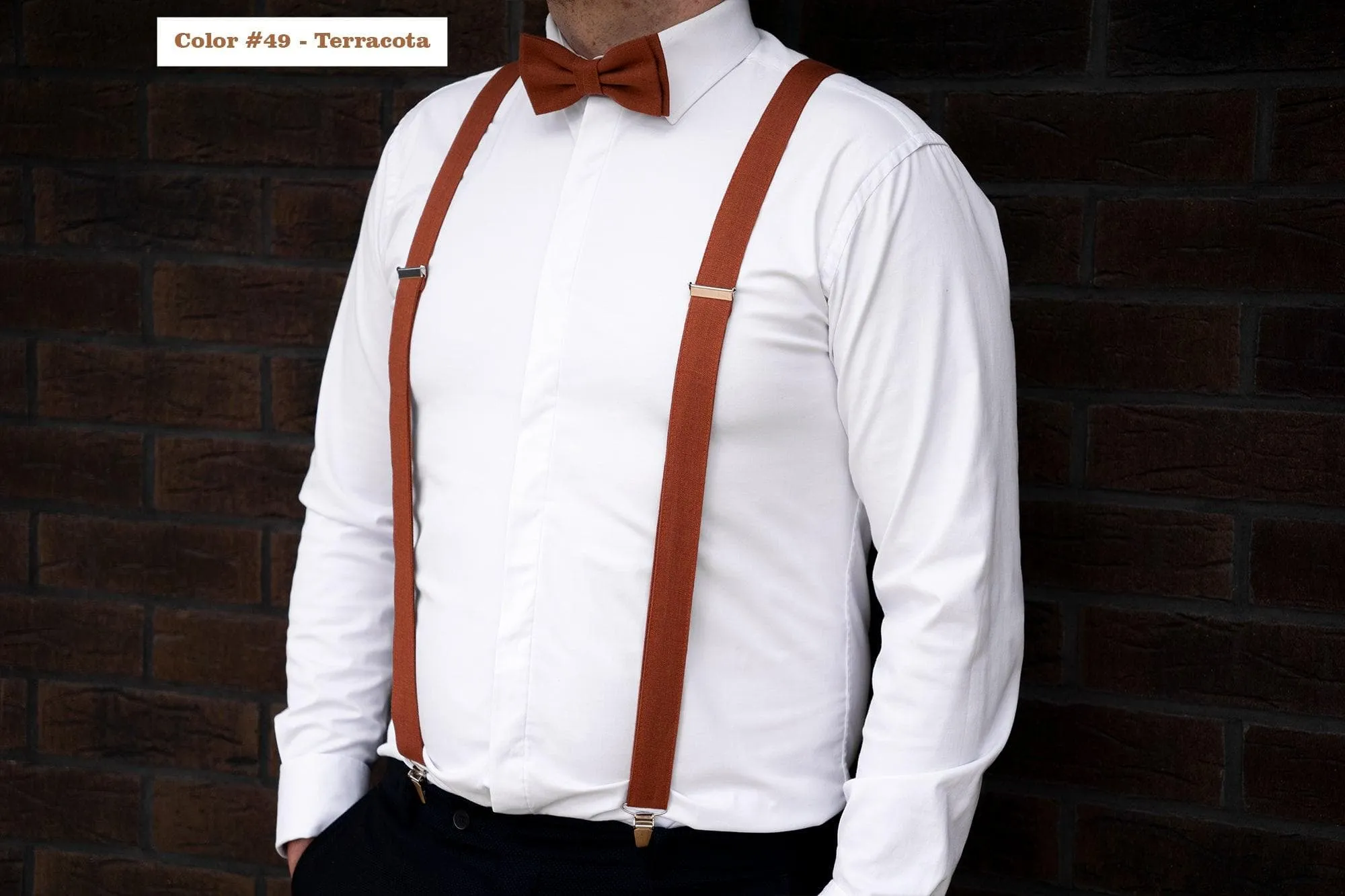 Pine mens bow tie | Pine wedding bow tie