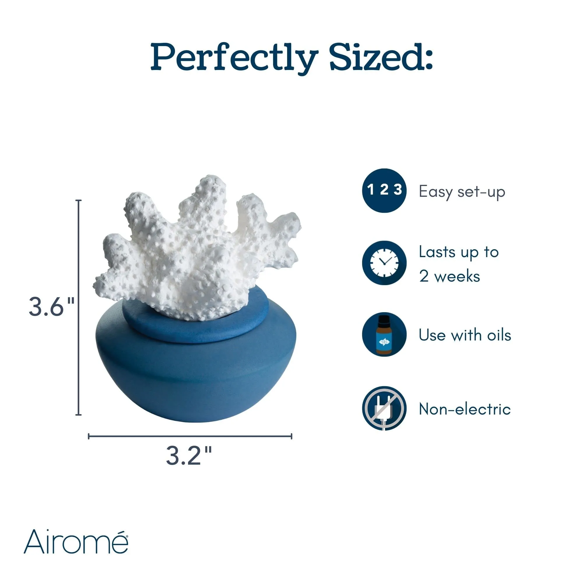 Porcelain Coral Essential Oils Diffuser Aromatherapy Airomé
