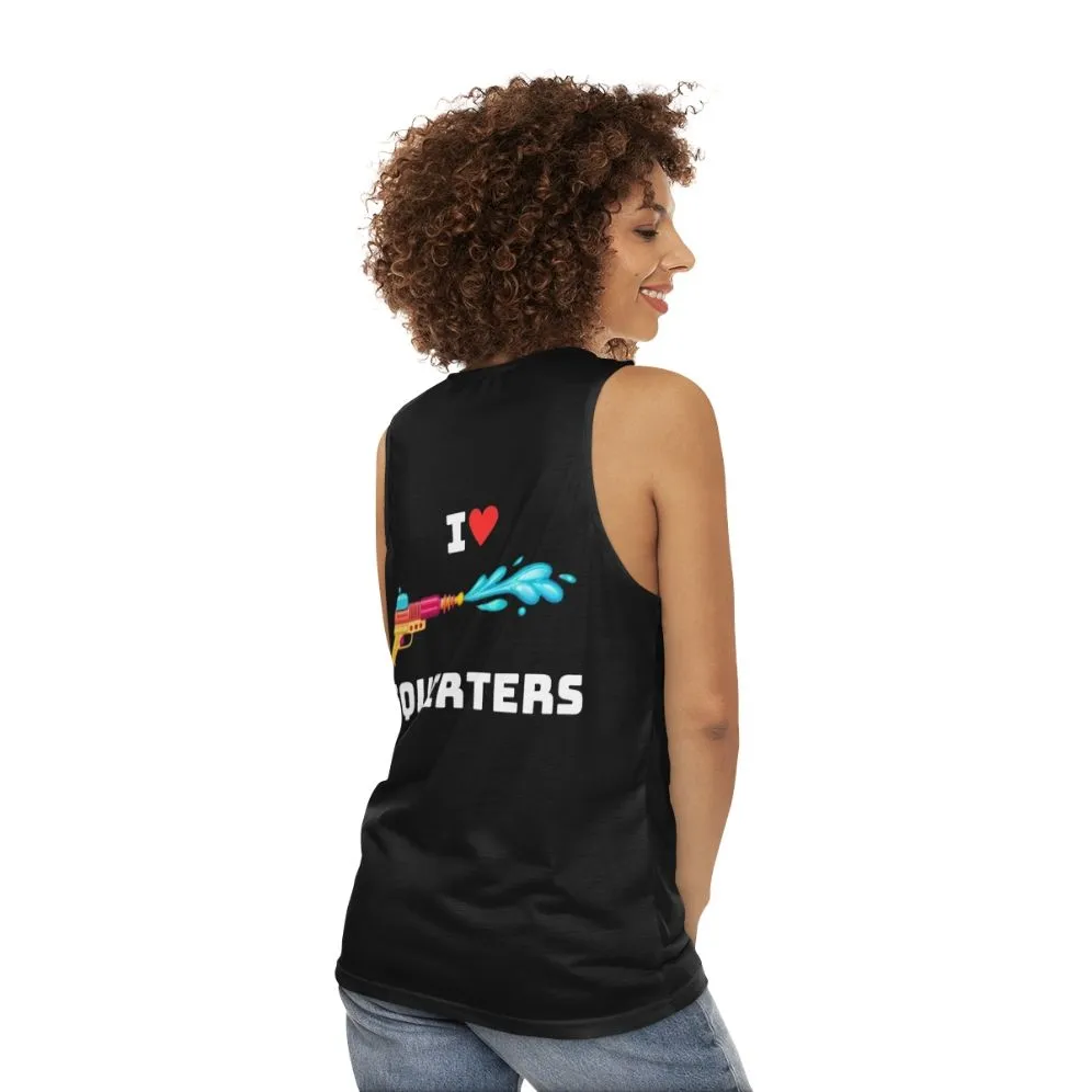 "I Love Squirters" Unisex Tank Top - Cute Squirrel Lover Outfit