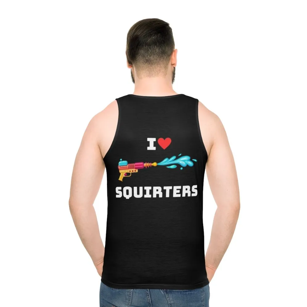 "I Love Squirters" Unisex Tank Top - Cute Squirrel Lover Outfit