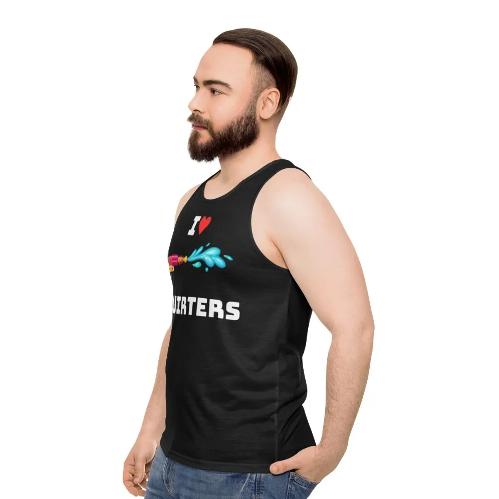 "I Love Squirters" Unisex Tank Top - Cute Squirrel Lover Outfit