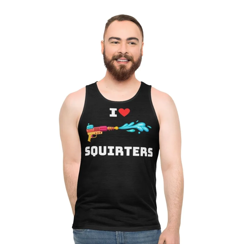 "I Love Squirters" Unisex Tank Top - Cute Squirrel Lover Outfit