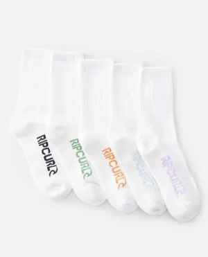 Ripcurl School Crew Sock- 5 pack Boys