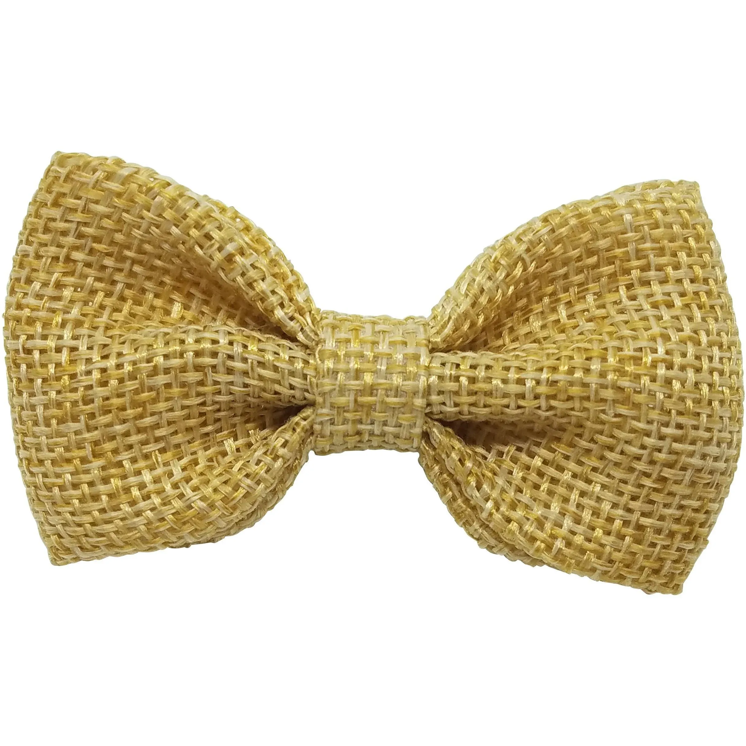 Royal blue 3" Burlap Hair Bow clips