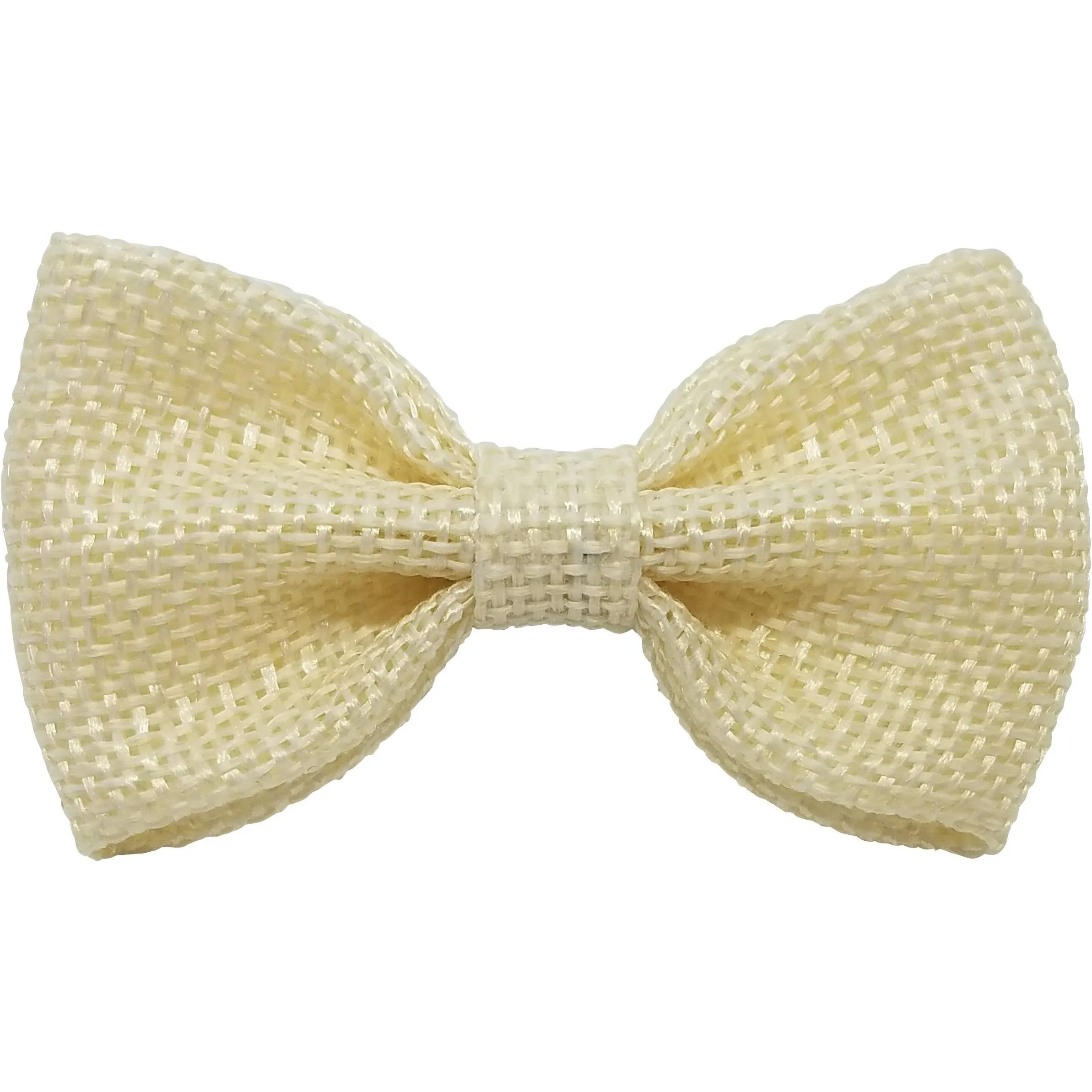 Royal blue 3" Burlap Hair Bow clips