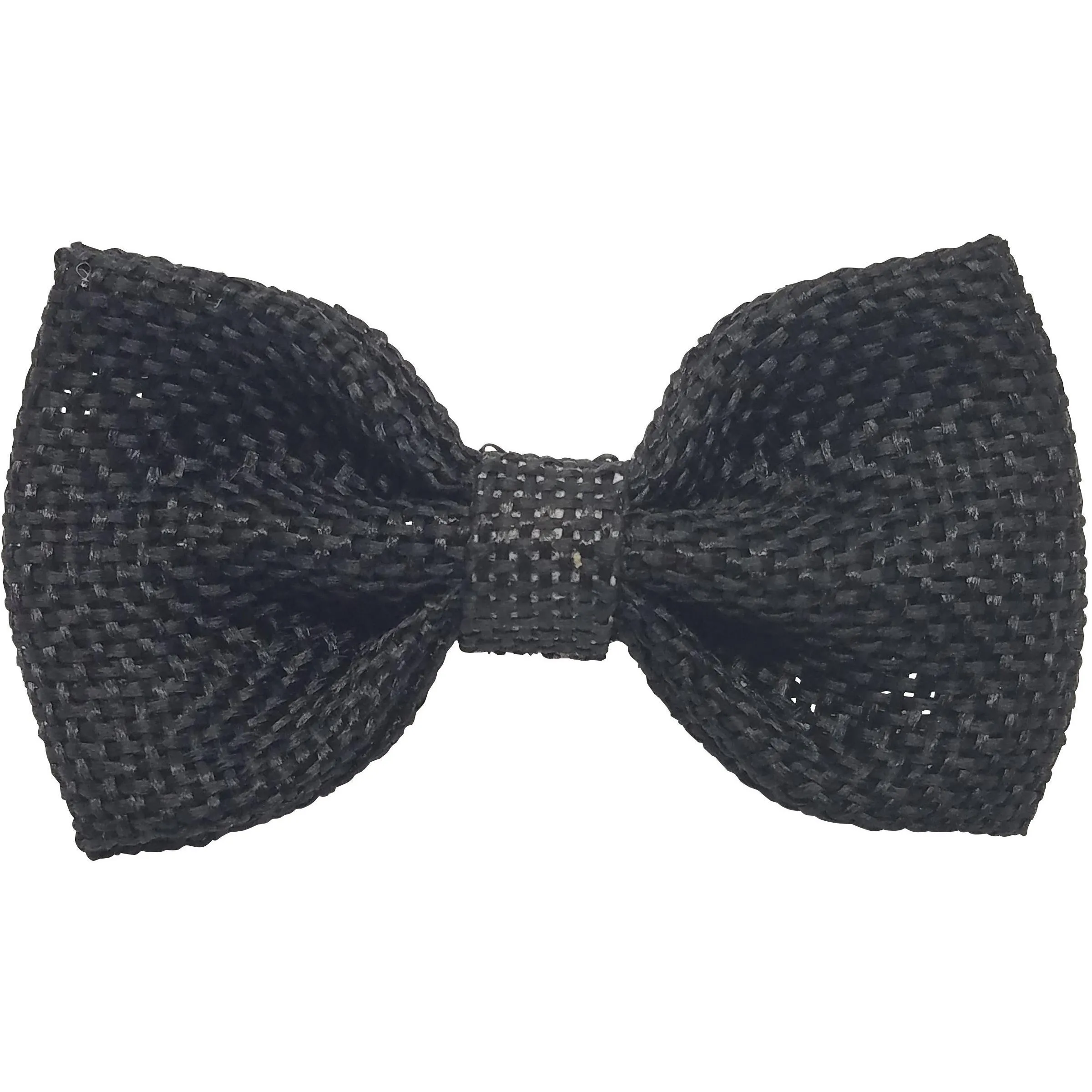 Royal blue 3" Burlap Hair Bow clips