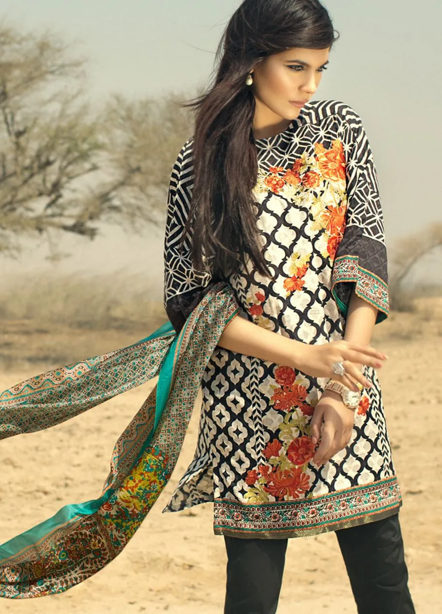Sana Safinaz Spring/Summer Lawn Collection 2016 – 02B