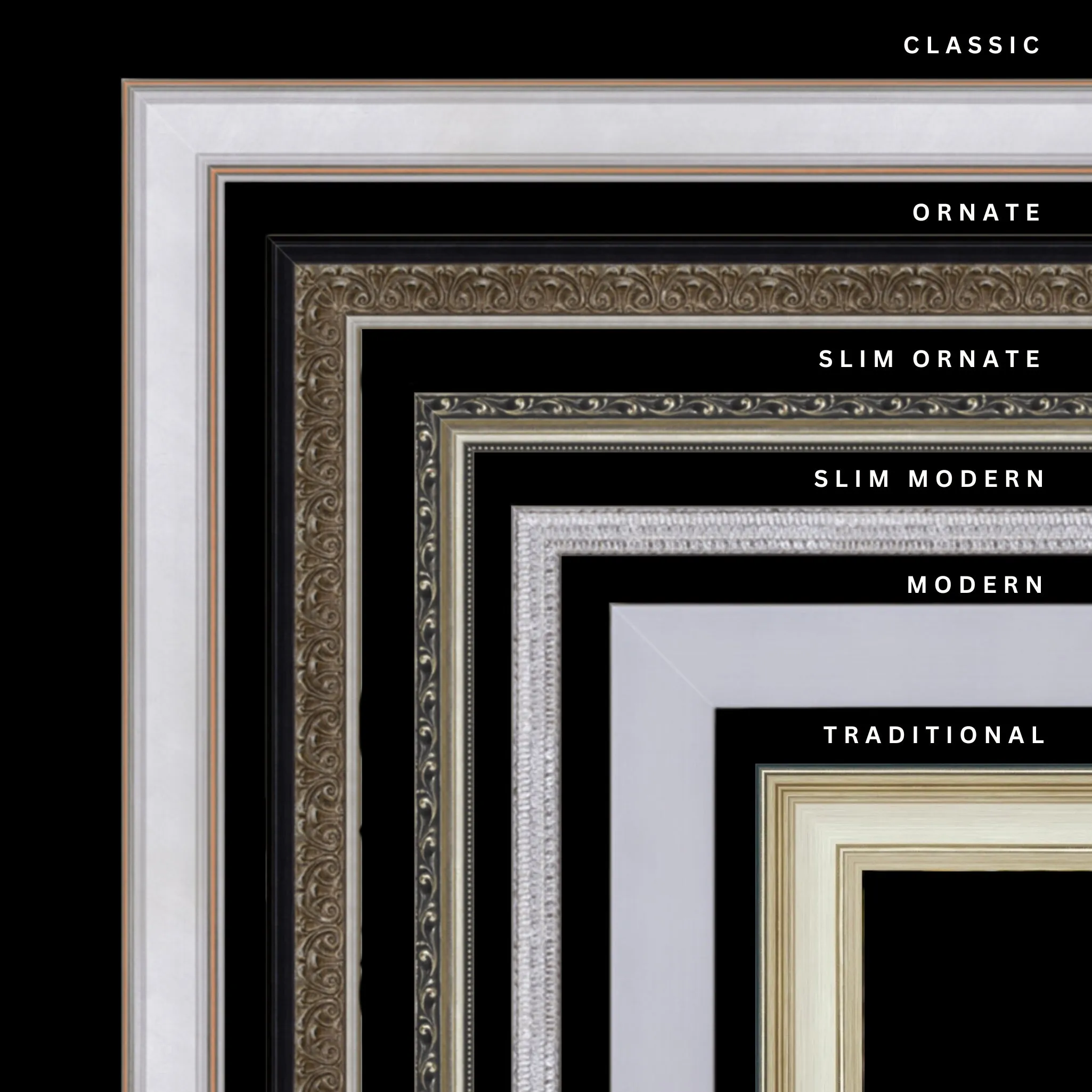 Silver 21x20 Picture Frame Ornate Traditional Classic Antique