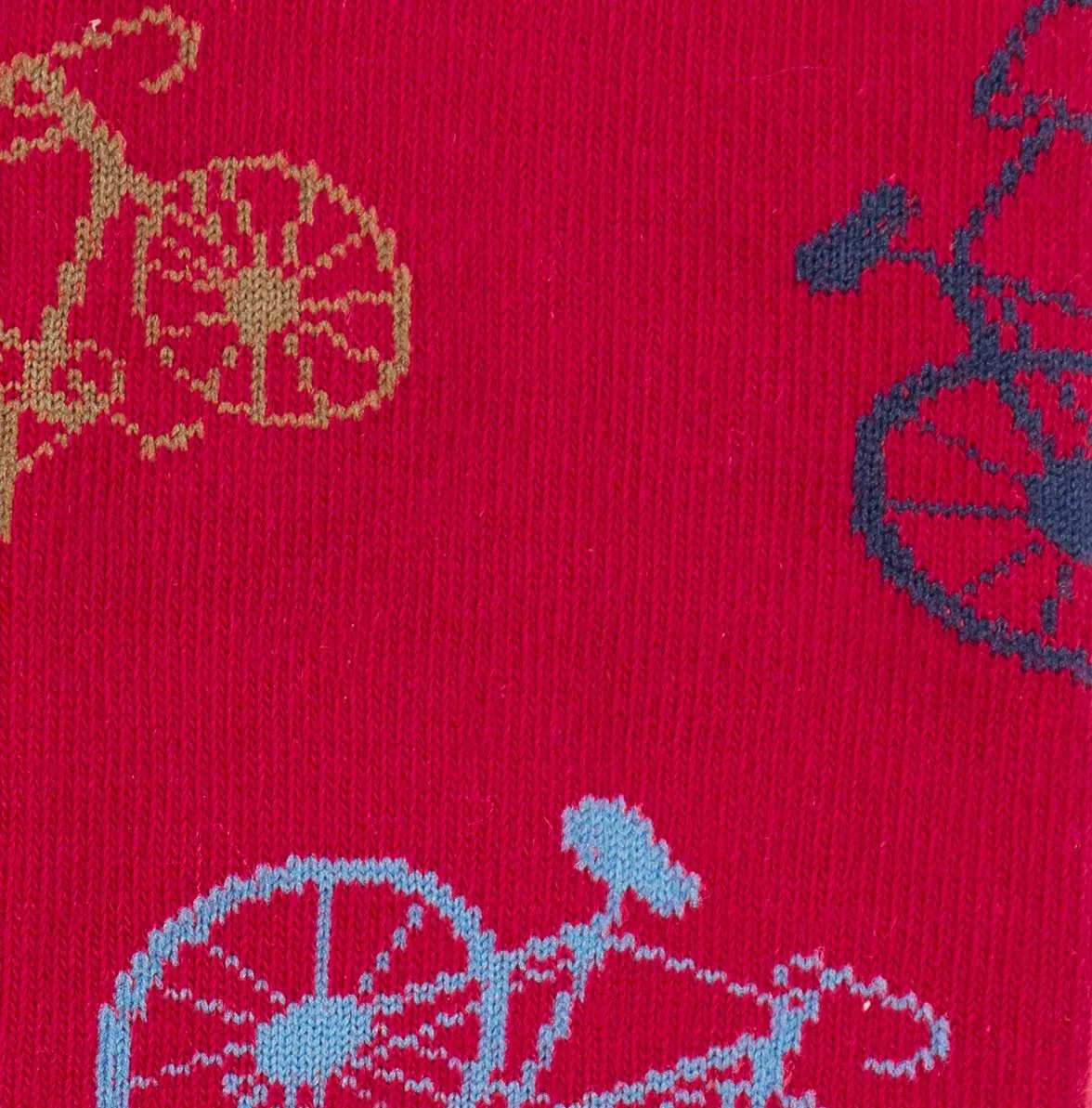 Sock It To Me Kids Knee High Socks - Large Bikes (7-10 Years Old)